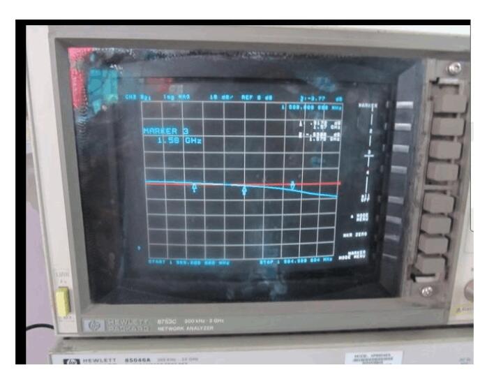天線網(wǎng)分測(cè)試圖 天線網(wǎng)分測(cè)試圖